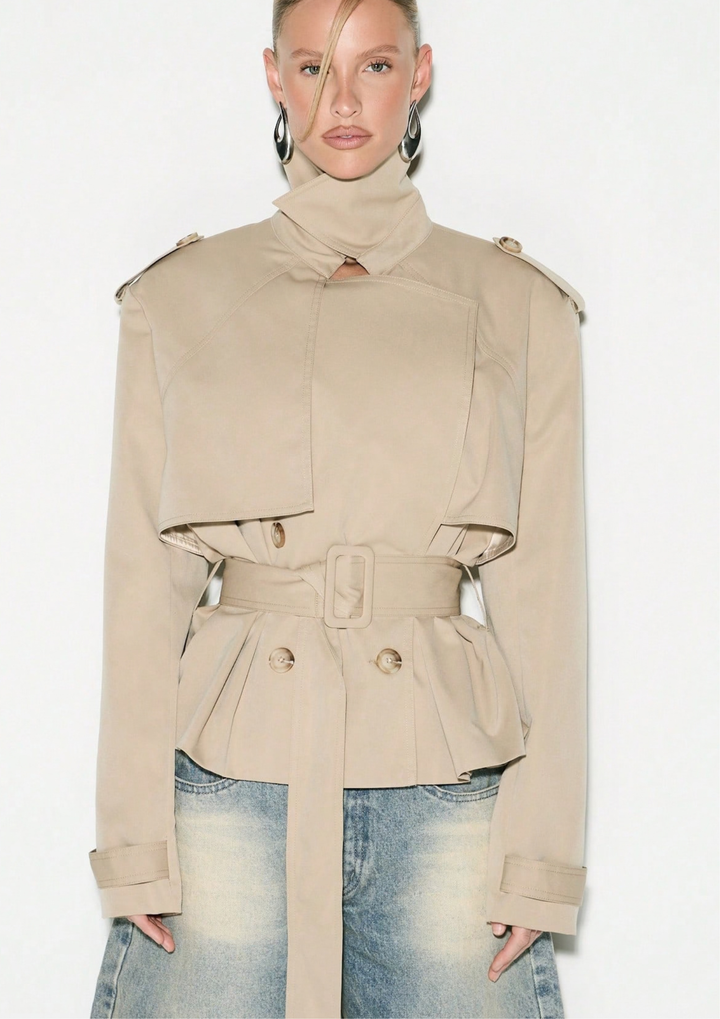 Valentina Belted Trench Jacket