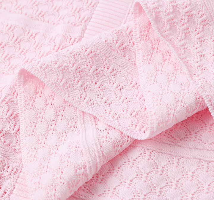 Blush Crystal Button Knit Dress