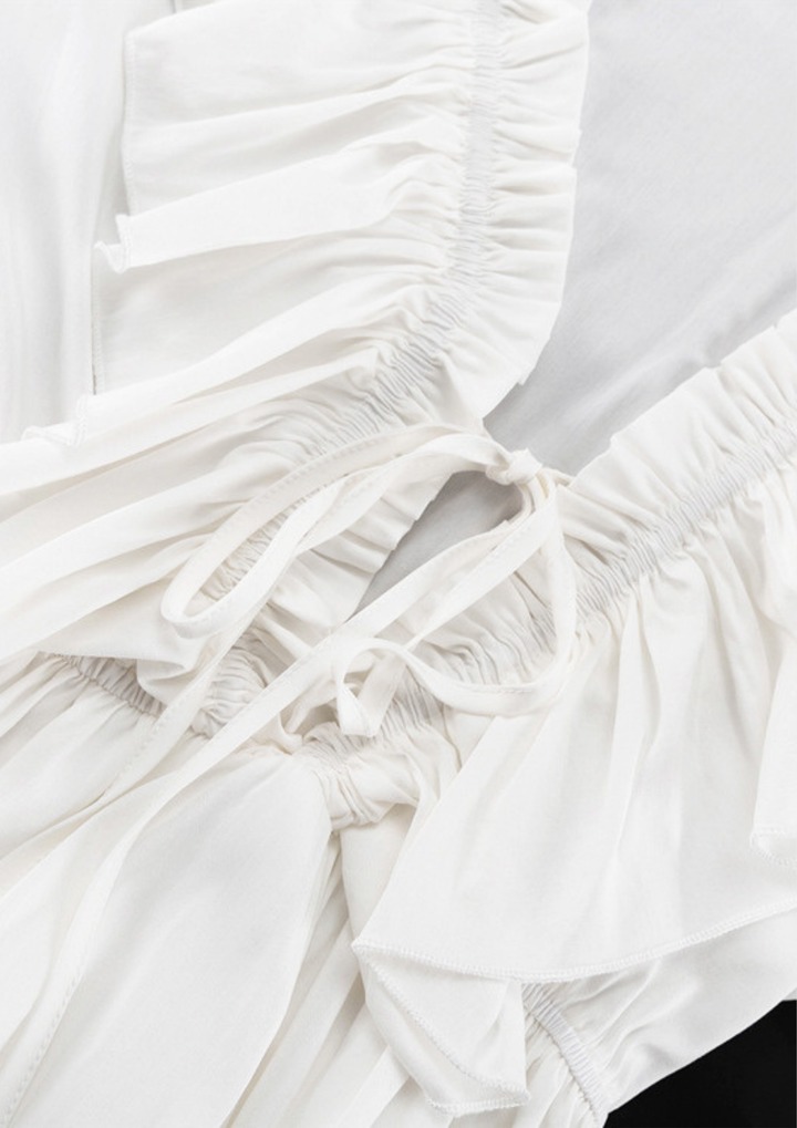 Seraphina Ruffle Lace Mini Dress