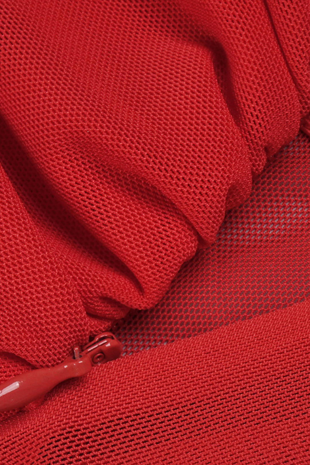 Fiery Muse Strapless Sheer Mesh Maxi Dress