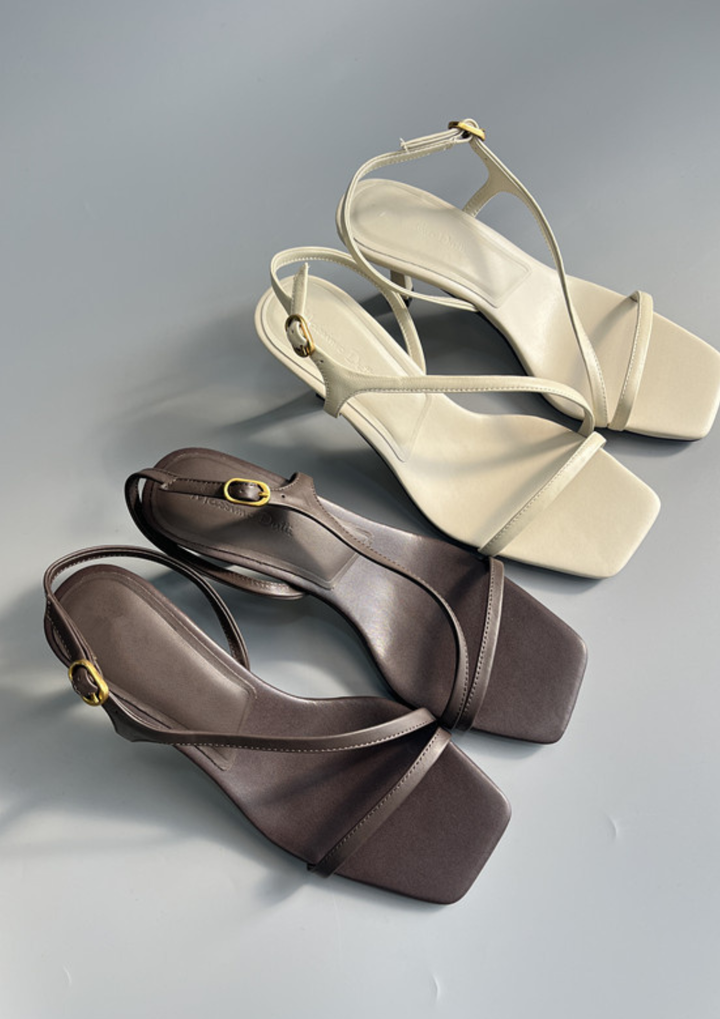 Minimalist Slingback Heels