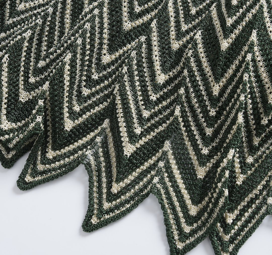 Chevron Knit Maxi Dress