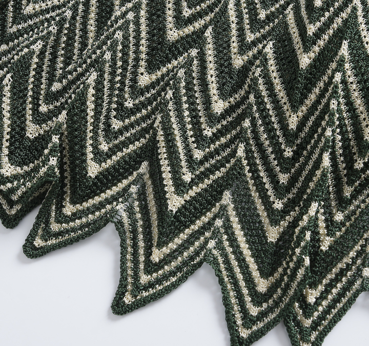 Chevron Knit Maxi Dress