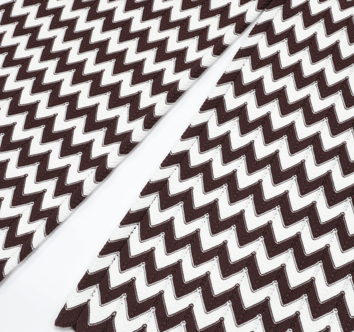 Chevron Knit Two-Piece Set
