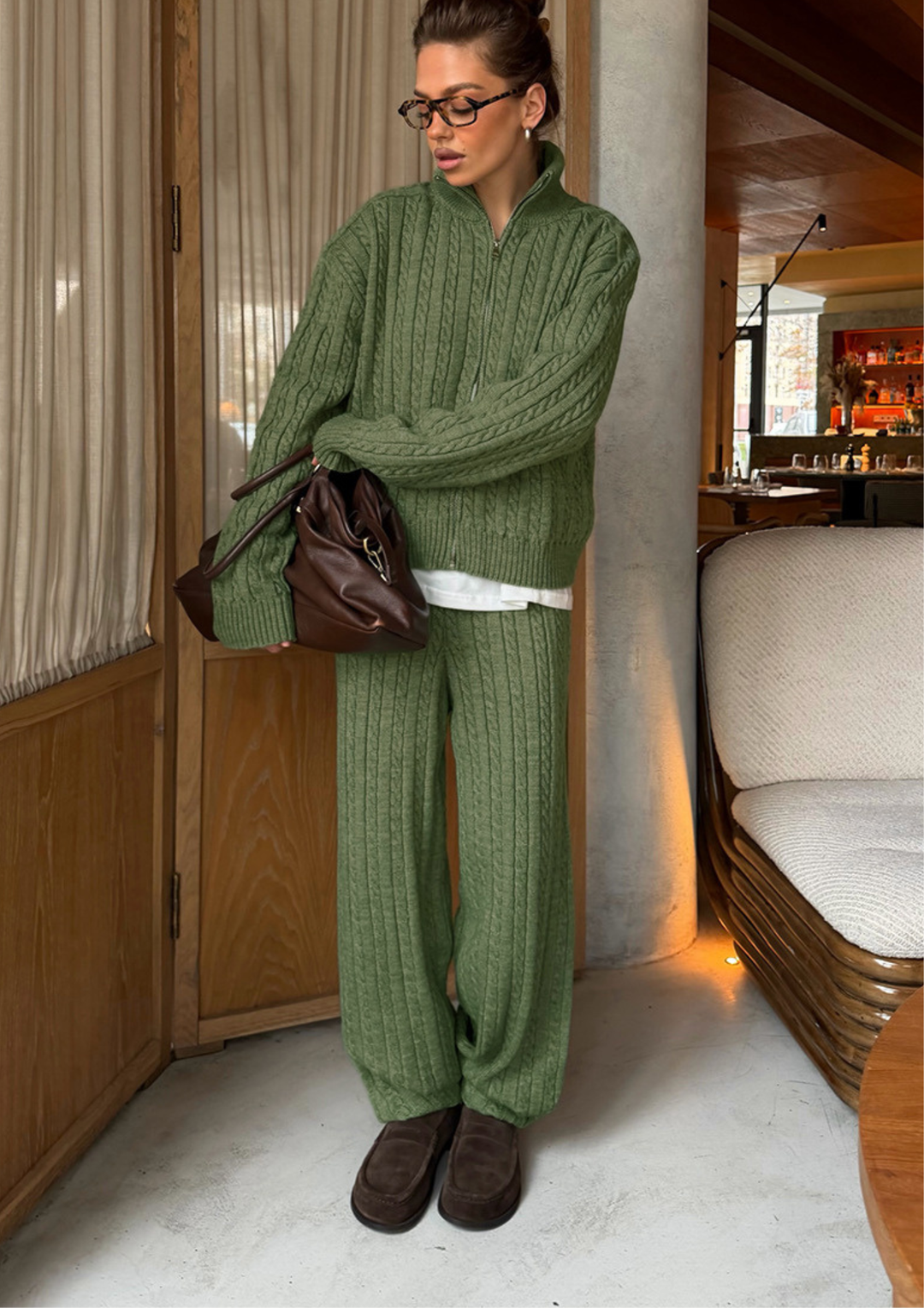 The Cable Knit Lounge Set