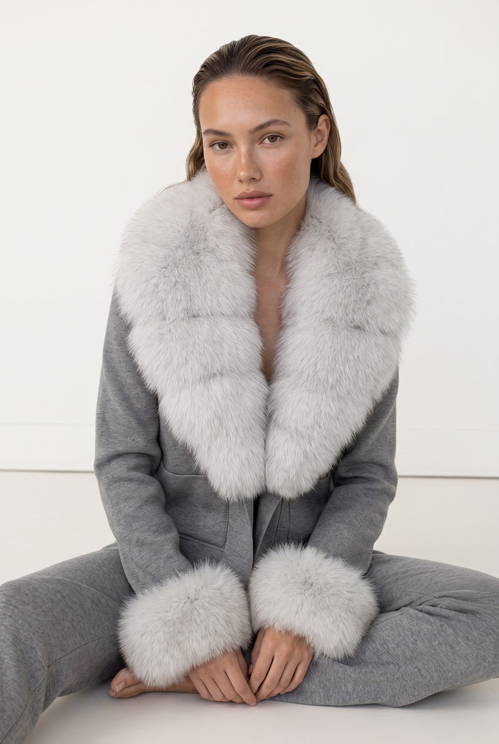 Amara Fur Collar Cardigan