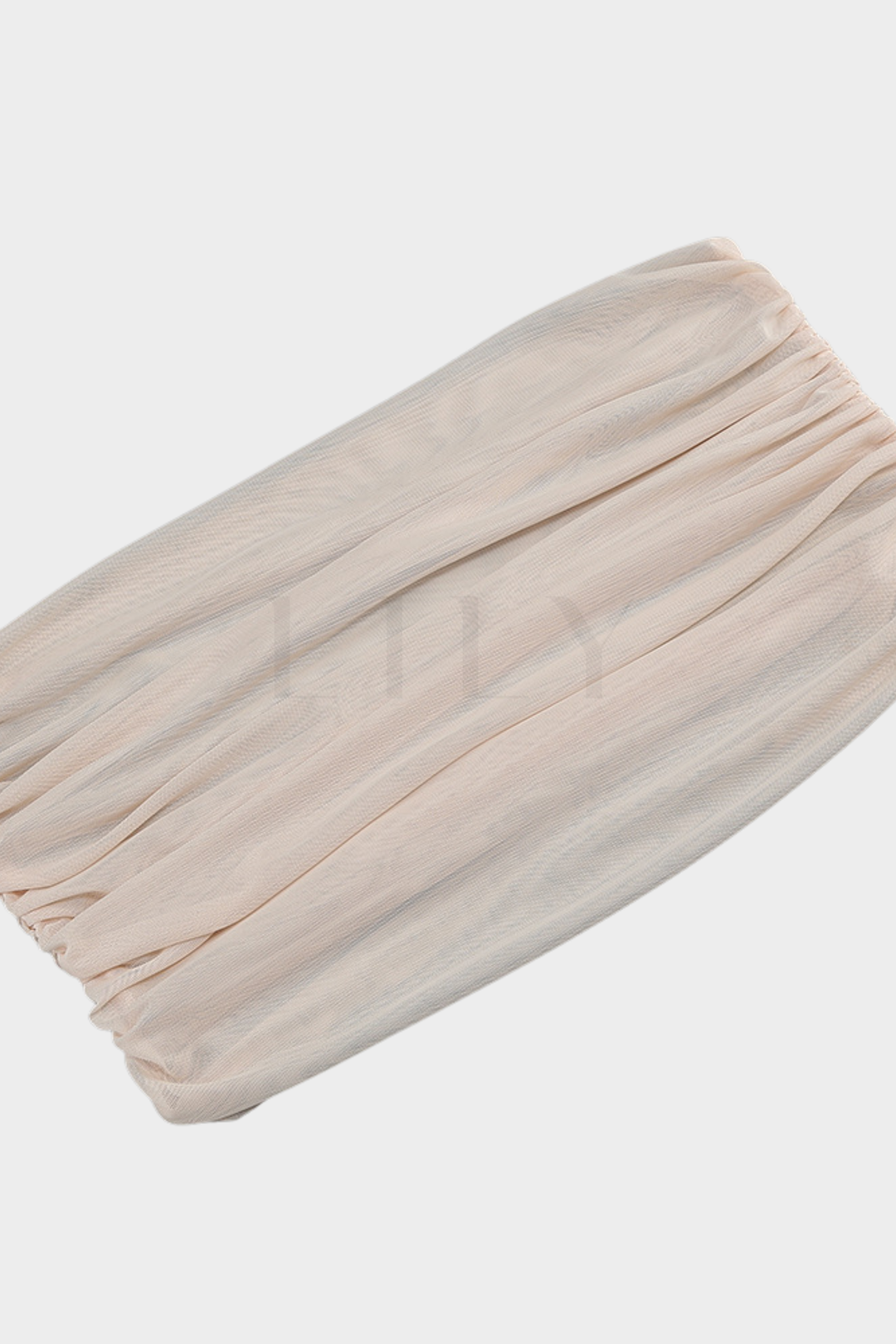 Katie Mesh Ruched Off Shoulder Sheer Maxi Dress