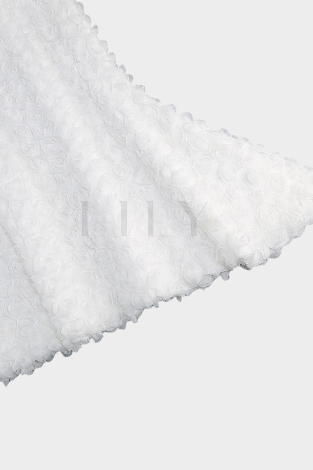 Vienna White Rose Floral Backless Fishtail Maxi Dress