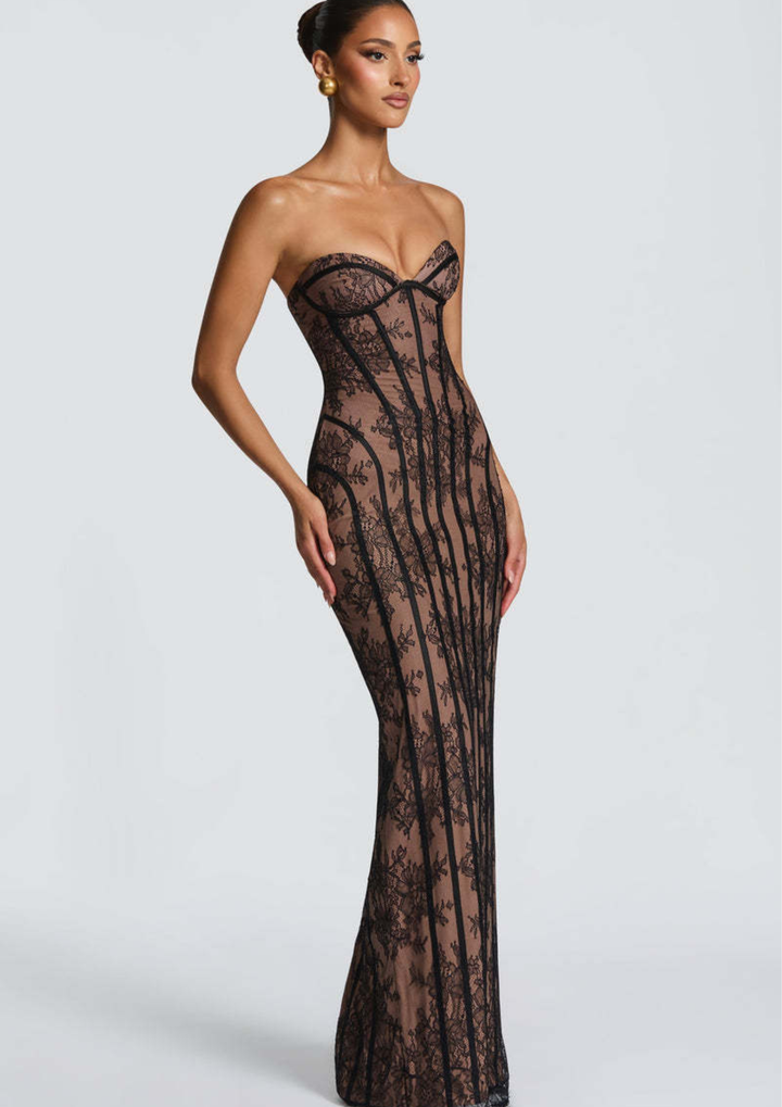 Verona Lace Corset Gown
