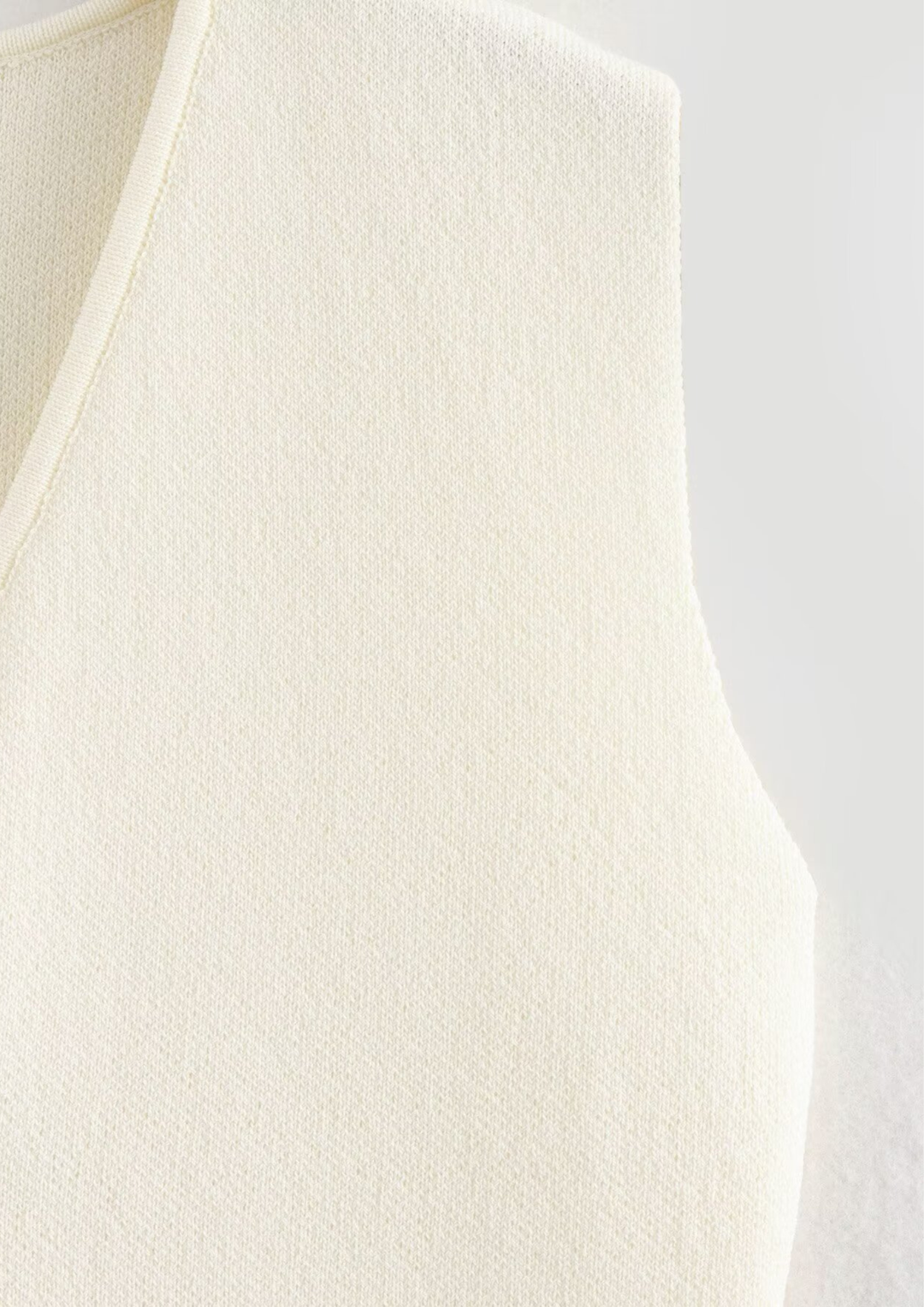 Chic Knit Button Vest