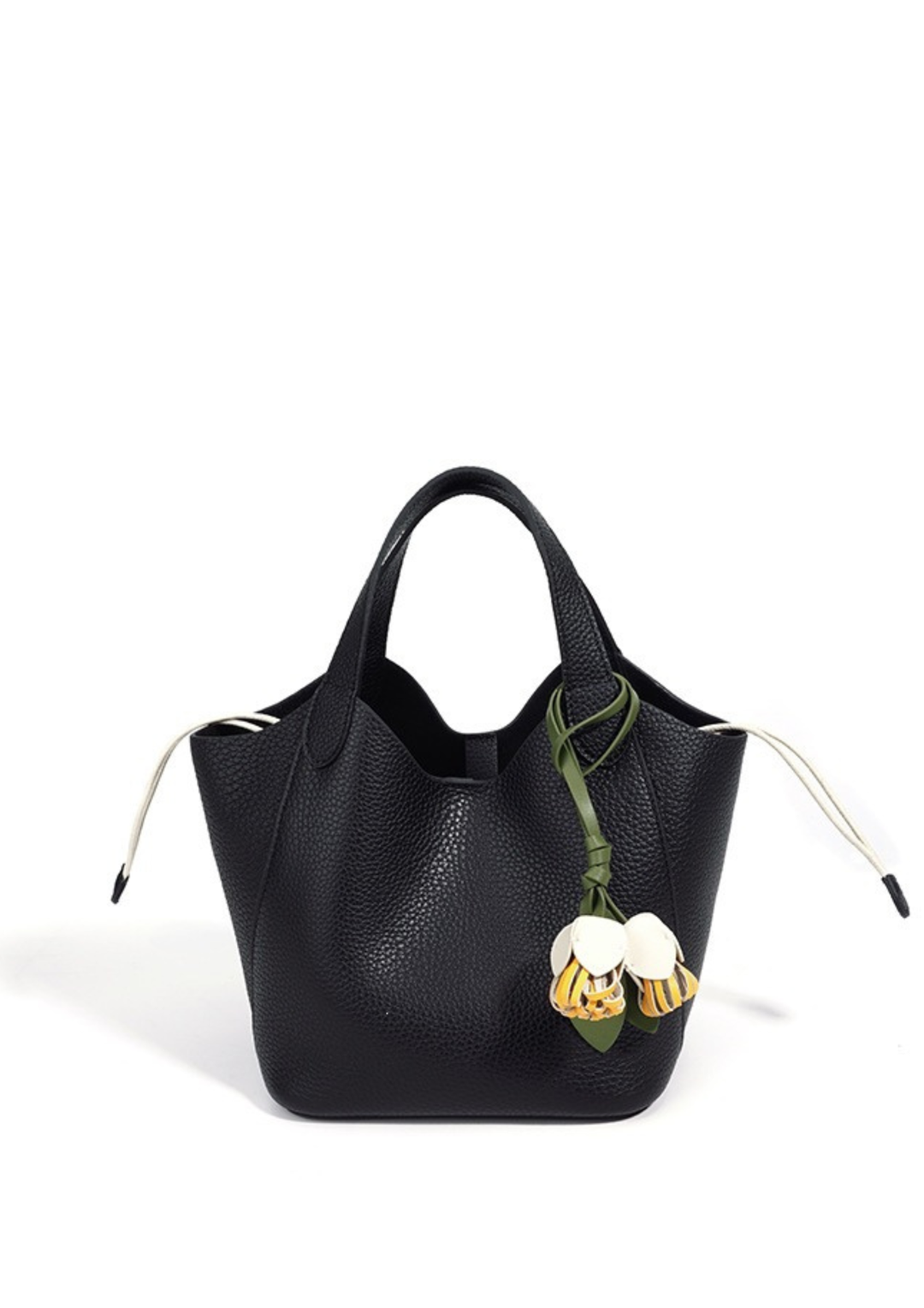 Bloom Charm Mini Bucket Tote Bag