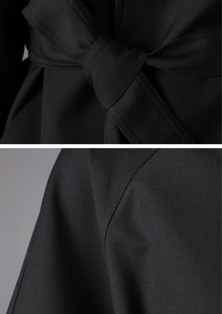 Aurelia Belted High-Neck Jacket