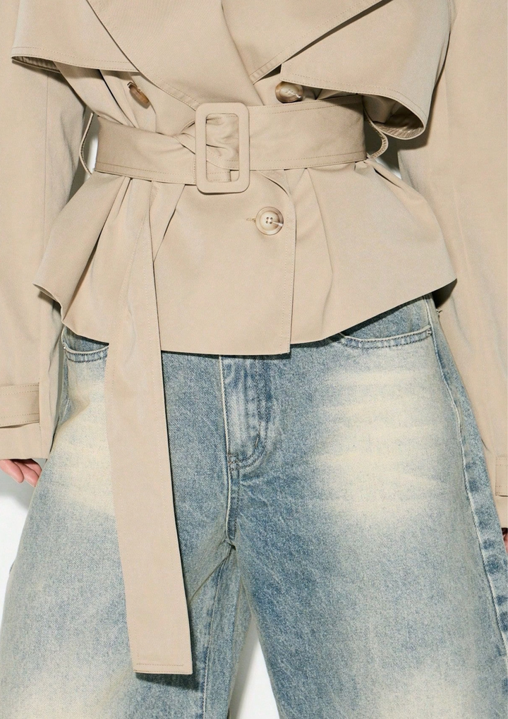 Valentina Belted Trench Jacket