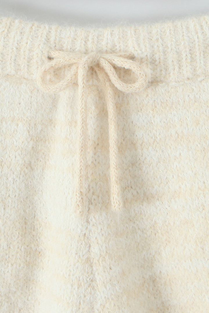 Fluffy Knit  Button Up Cozy Lounge Set