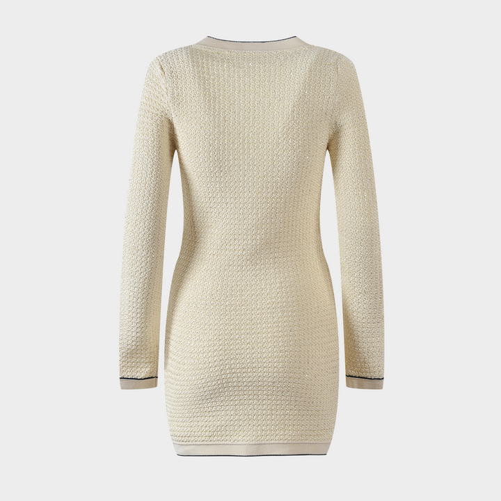 Pearl Luxe Mini Dress
