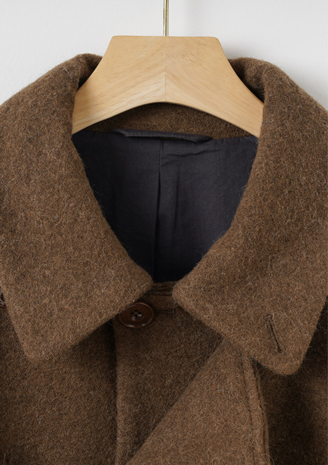 Wool Wrap Belted Jacket