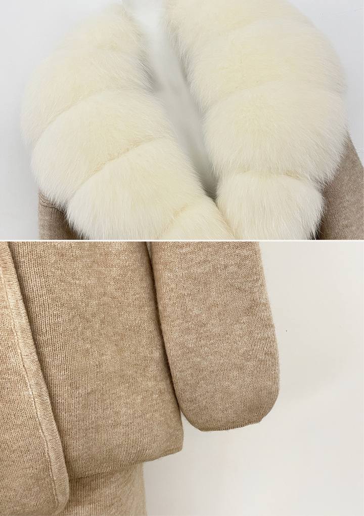 Soft Knit Fluff Fur Set