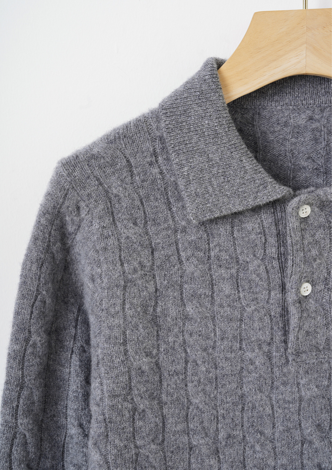 Classic Polo Collar Knit Sweater