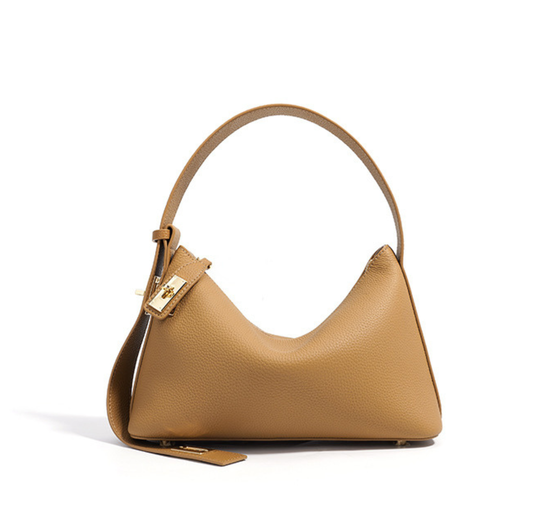 Luxe Crescent Shoulder Bag