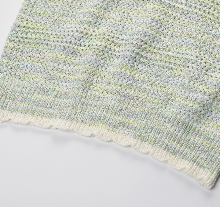 Mint Blossom Knit Three Piece Set