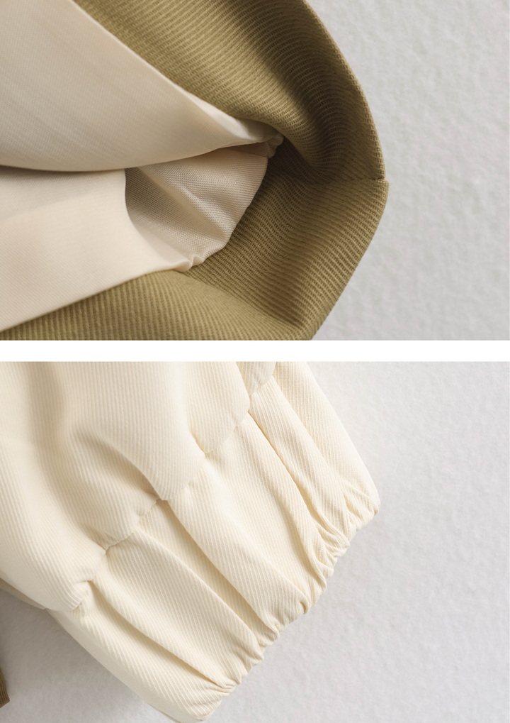 Aurelia Gold Button Utility Jacket