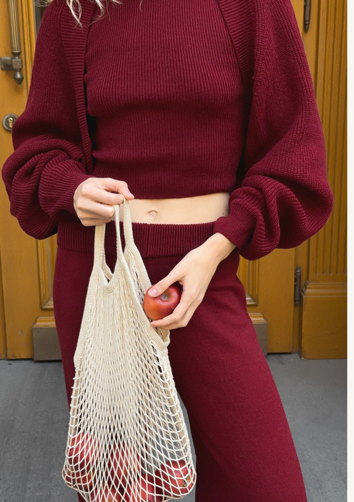 Sofia Luxe Three-Piece Knit Set