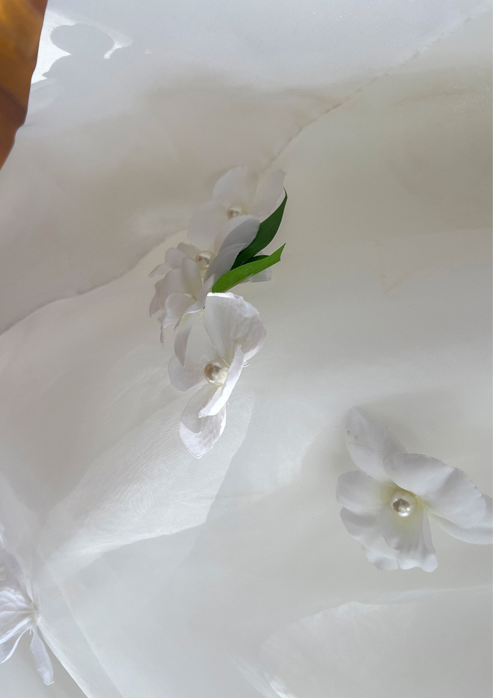 Blush Petal Corset Skirt Set