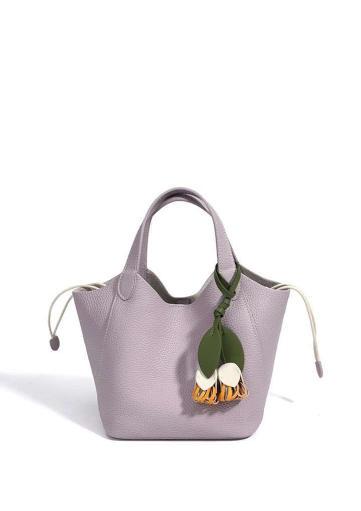 Bloom Charm Mini Bucket Tote Bag