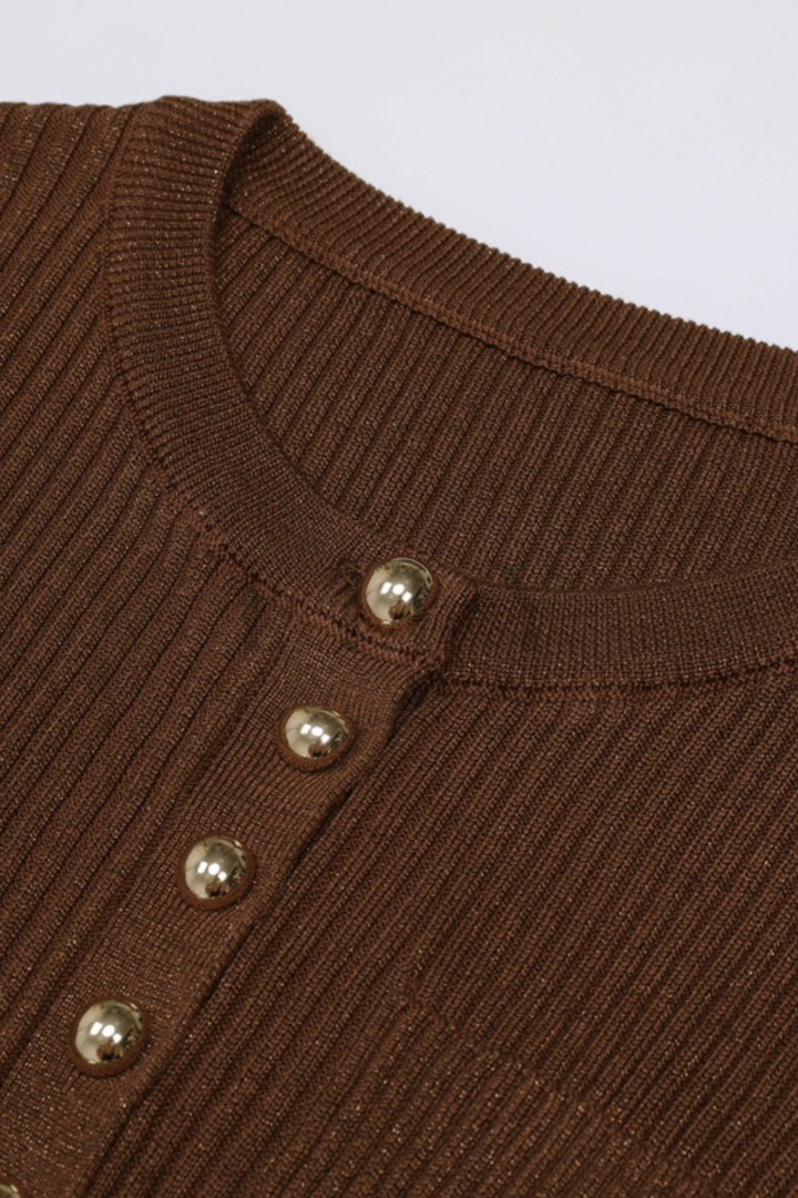 Serena Sparkle Knit Pleated Maxi Set