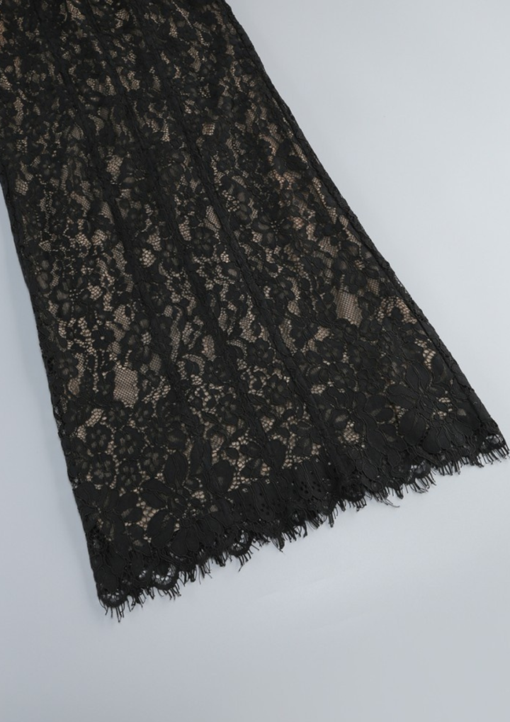 Lace Corset Maxi Dress
