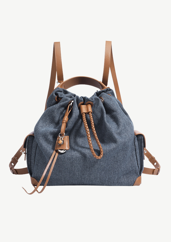 Canvas Drawstring Backpack