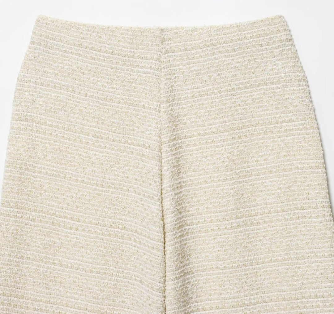 Marais Tweed Vest &amp; Wide Leg Trouser Set