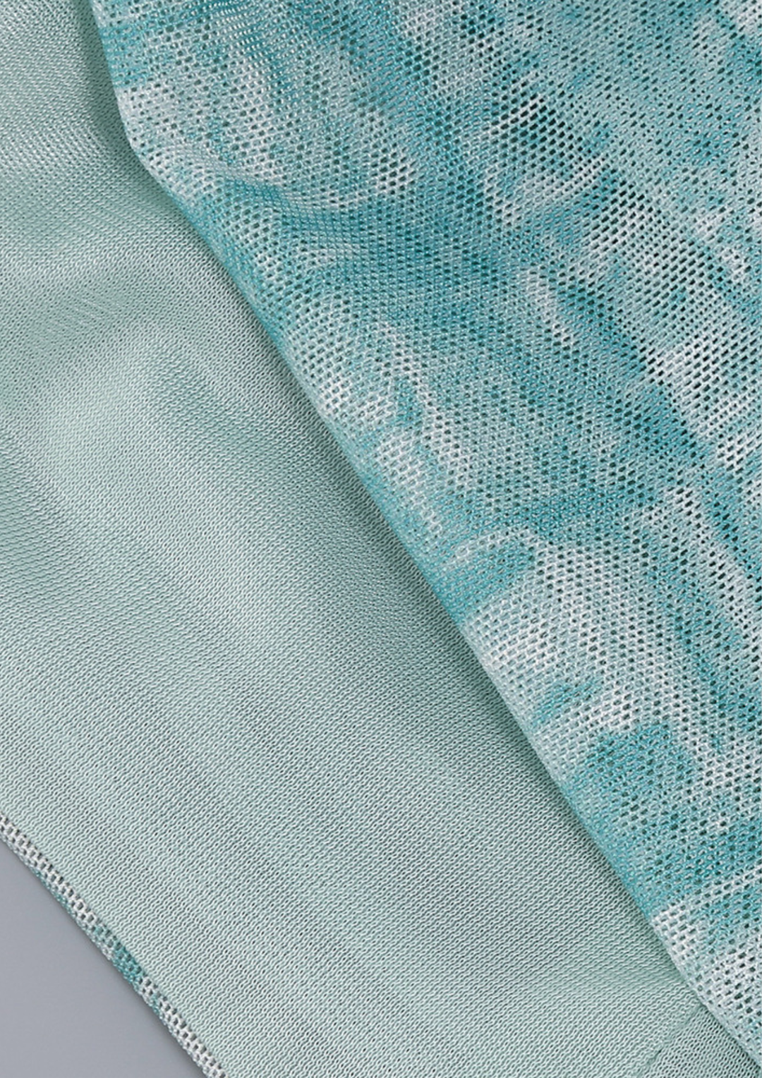 Ocean Mist Ruched Mini Dress
