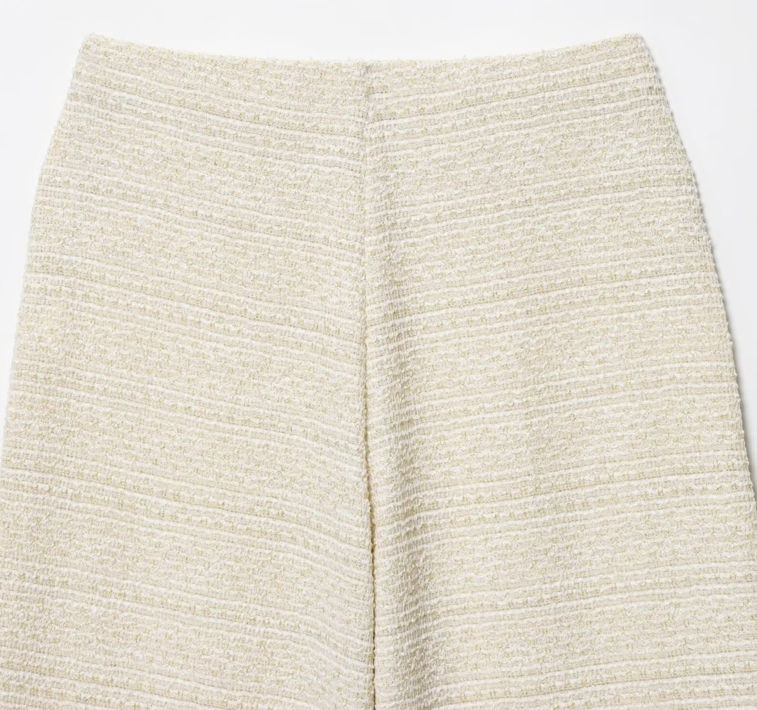 Marais Tweed Vest &amp; Wide Leg Trouser Set