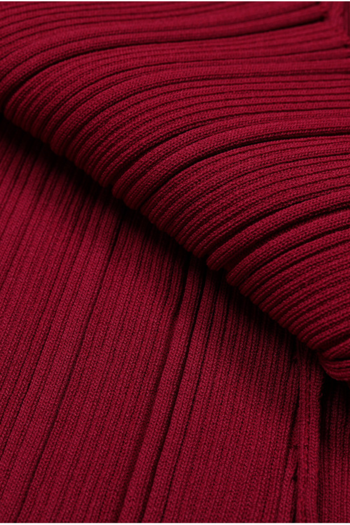 Viscose  Lapel Gold Buttons  Flared Hem Maxi Dress