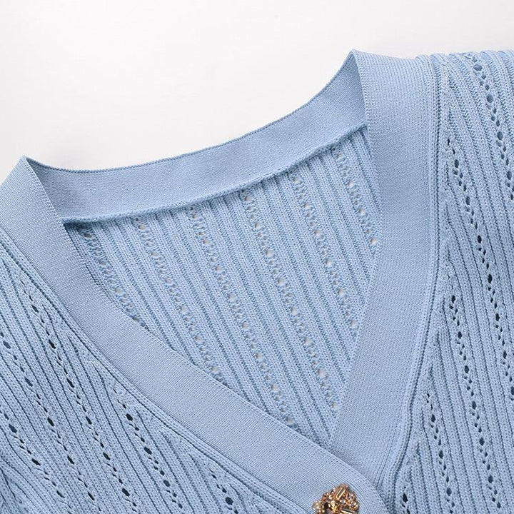 Noir  Charm Ruffle Dress