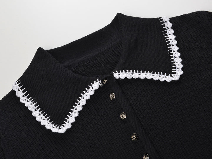 Luxe Lace Collar Top