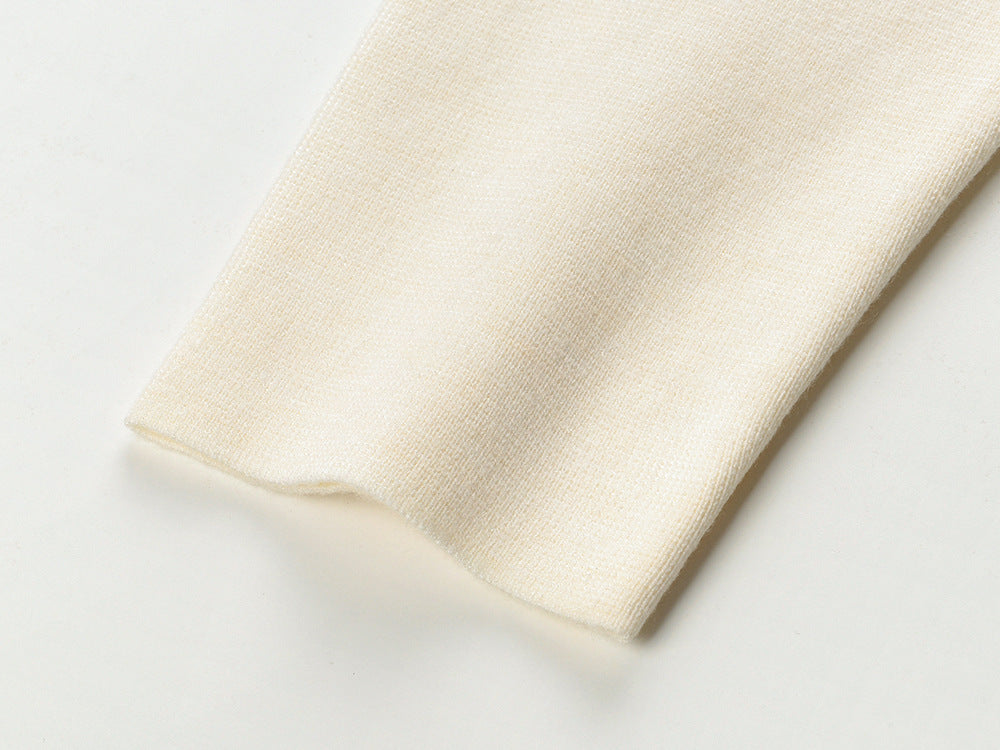 Soft Ivory Wool Cardigan