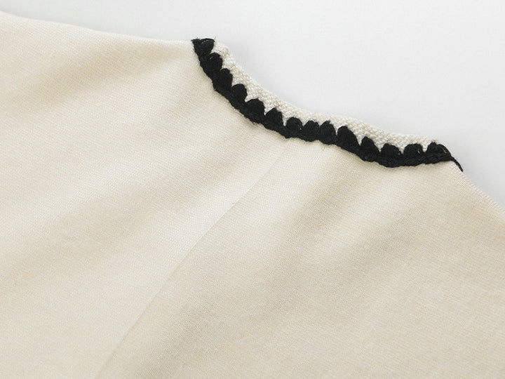 Soft Ivory Wool Cardigan