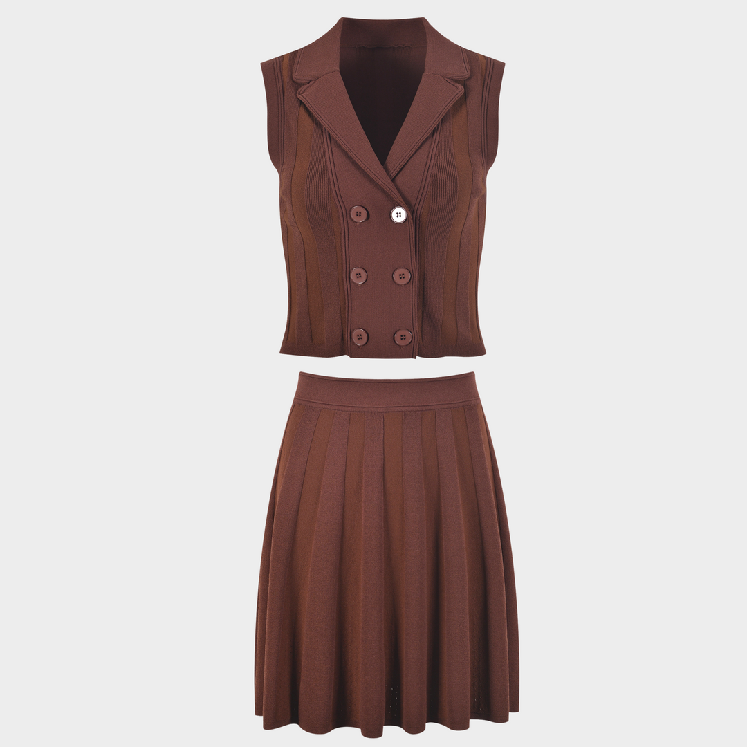 Sandra Sleeveless Ice Knitted Top