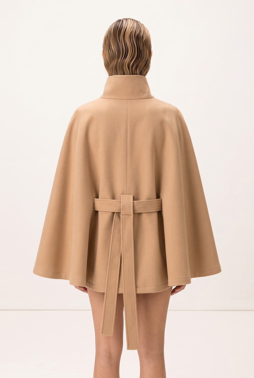 Celeste Belted Cape Coat
