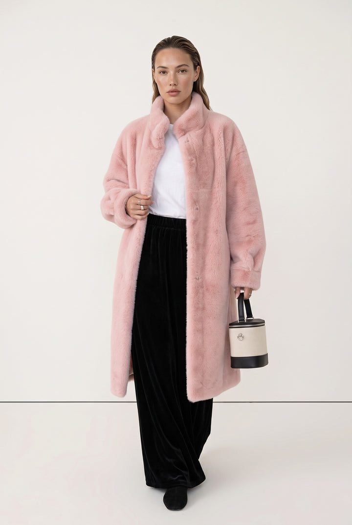 Mirelle Plush Long Coat