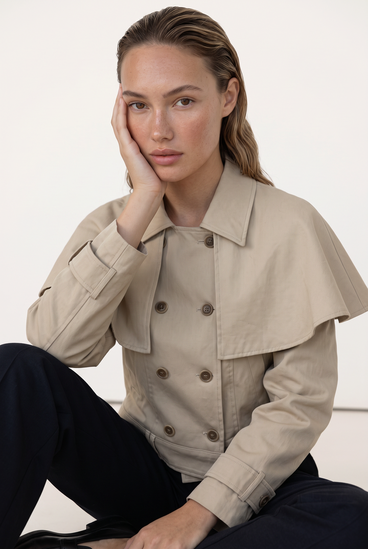 Aurelia Cape Trench Jacket