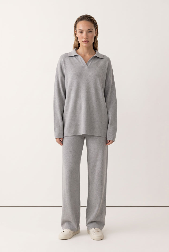 Elara Knit Wide-Leg Set