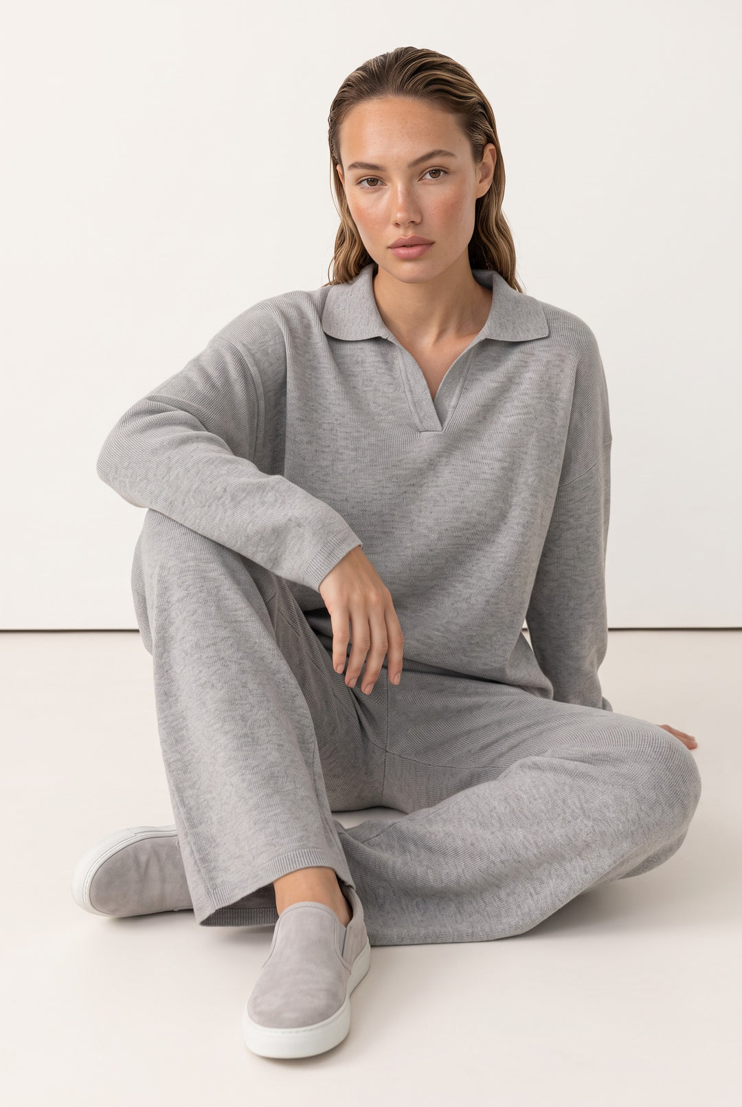 Elara Knit Wide-Leg Set