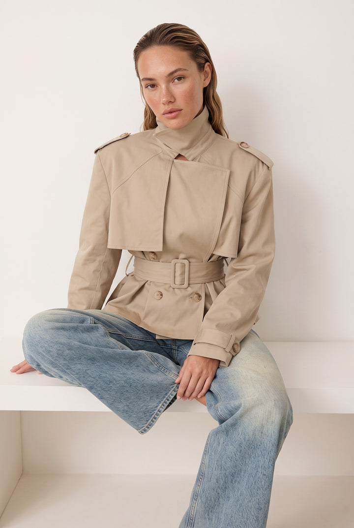 Valentina Belted Trench Jacket
