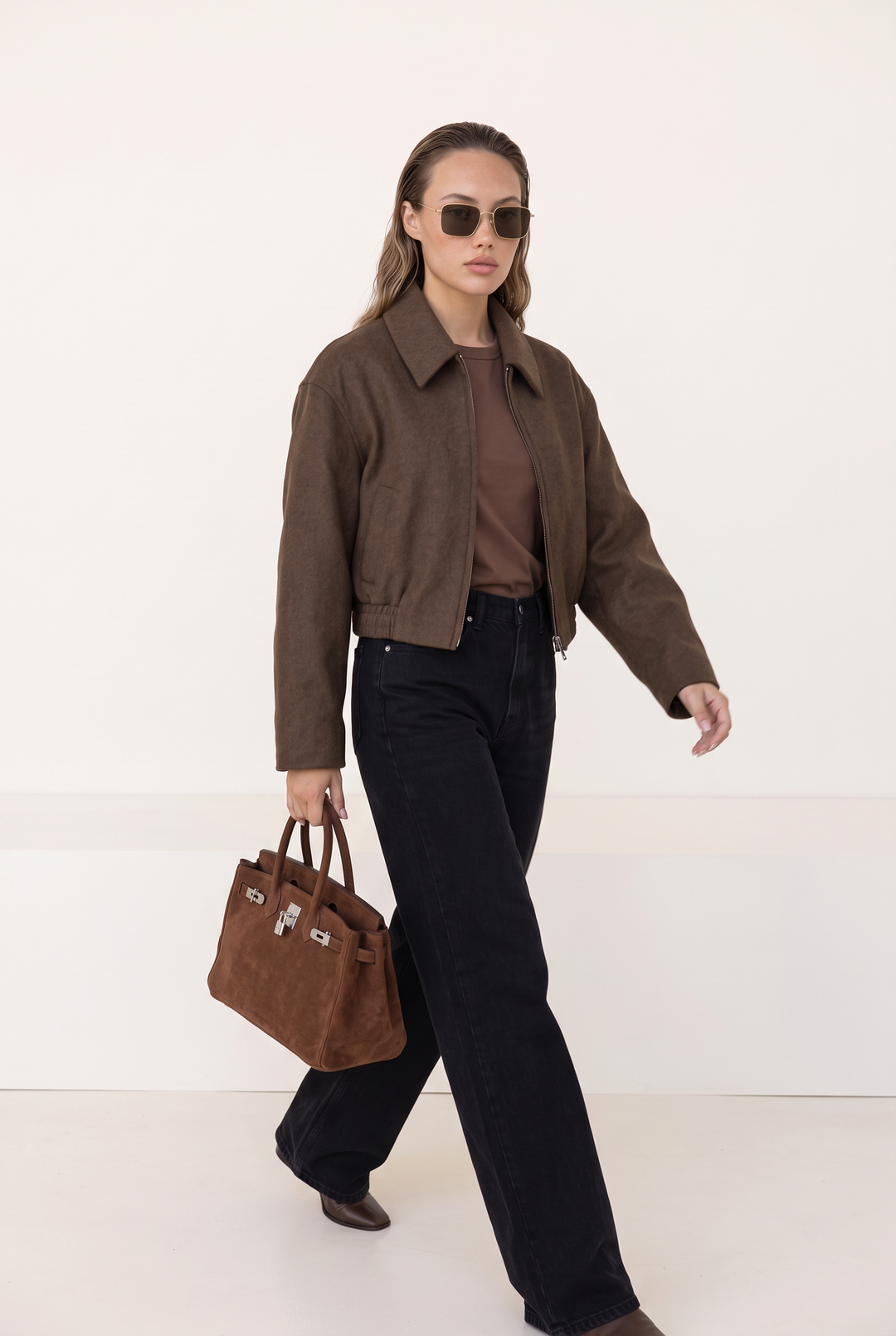 Mira Cropped Zip Jacket