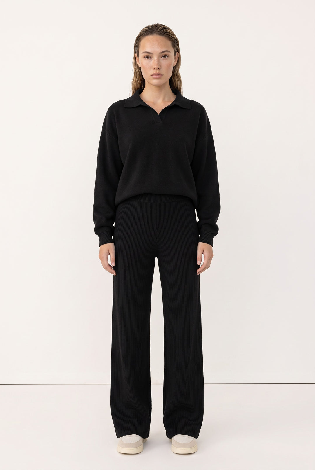 Elara Knit Wide-Leg Set
