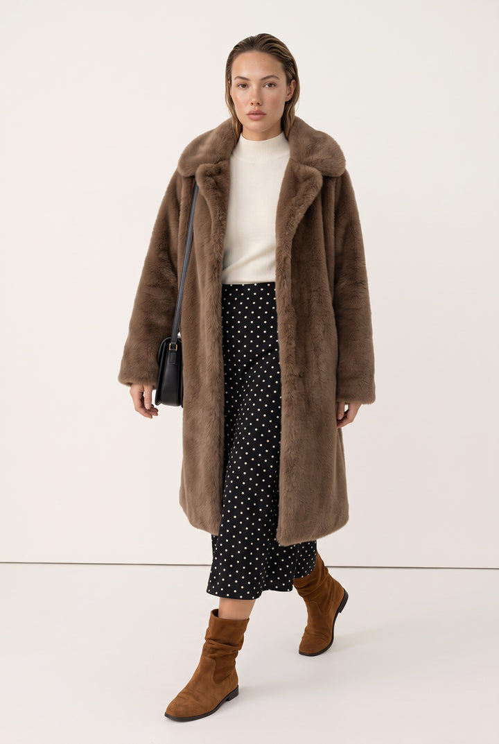 Mirelle Plush Long Coat
