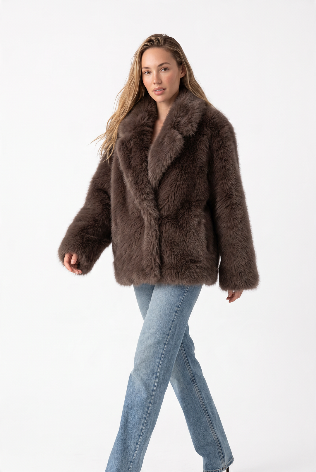 Alessandra Luxe Faux Fur Coat